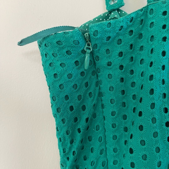 Anthropologie Maeve Leila Eyelet Dress size 12 - Picture 6 of 16